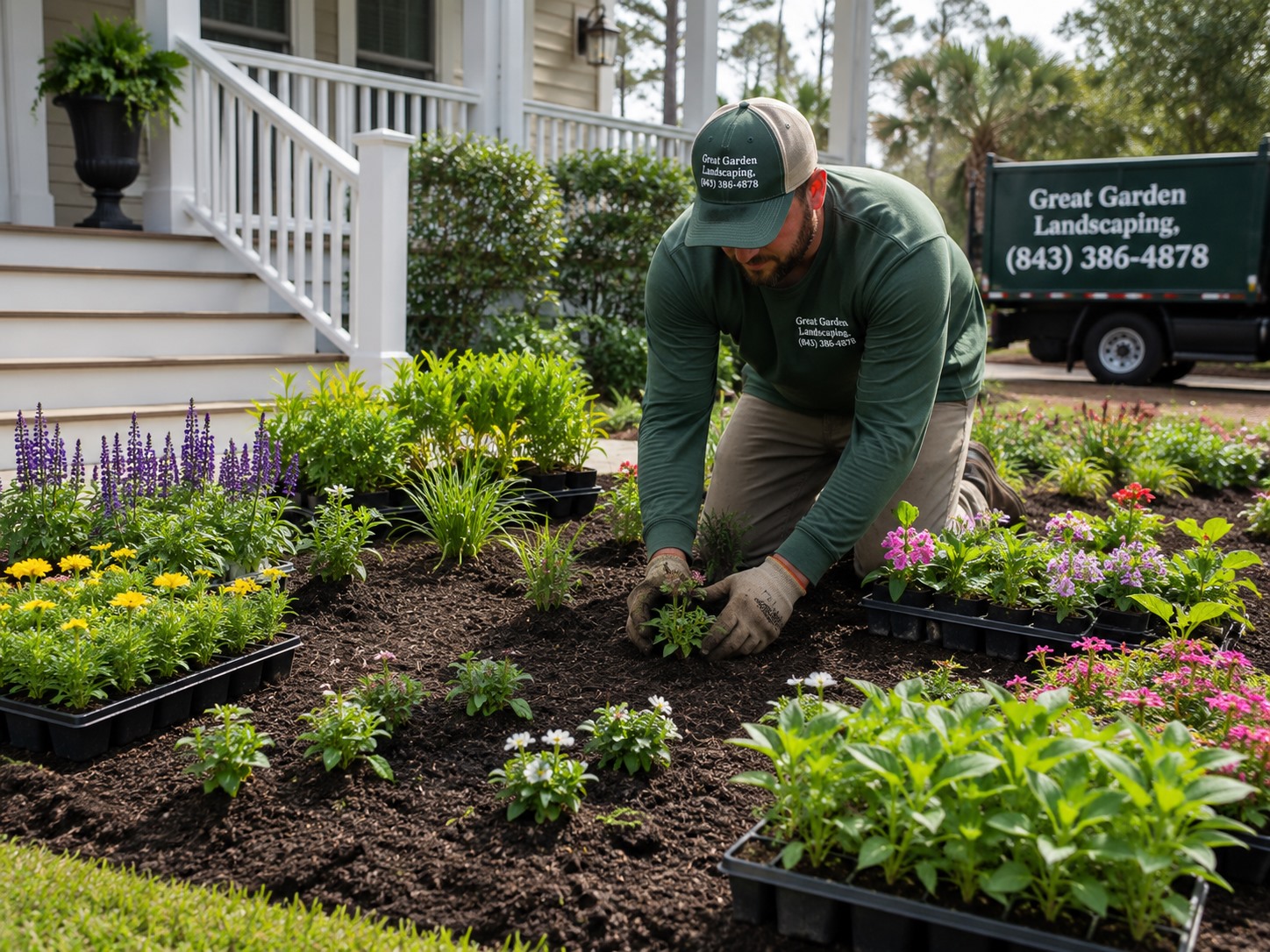 Choosing plantation service for new garden beds in Johns Island SC