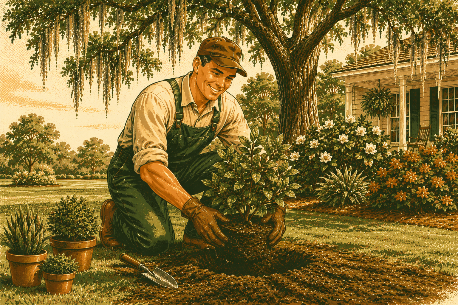 Plantation service for new garden beds in Johns Island SC